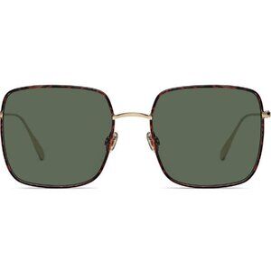 Dior “So Stellaire 1XS” Large Havana Brown & Black Sunglasses w/ Dark Lenses NIB